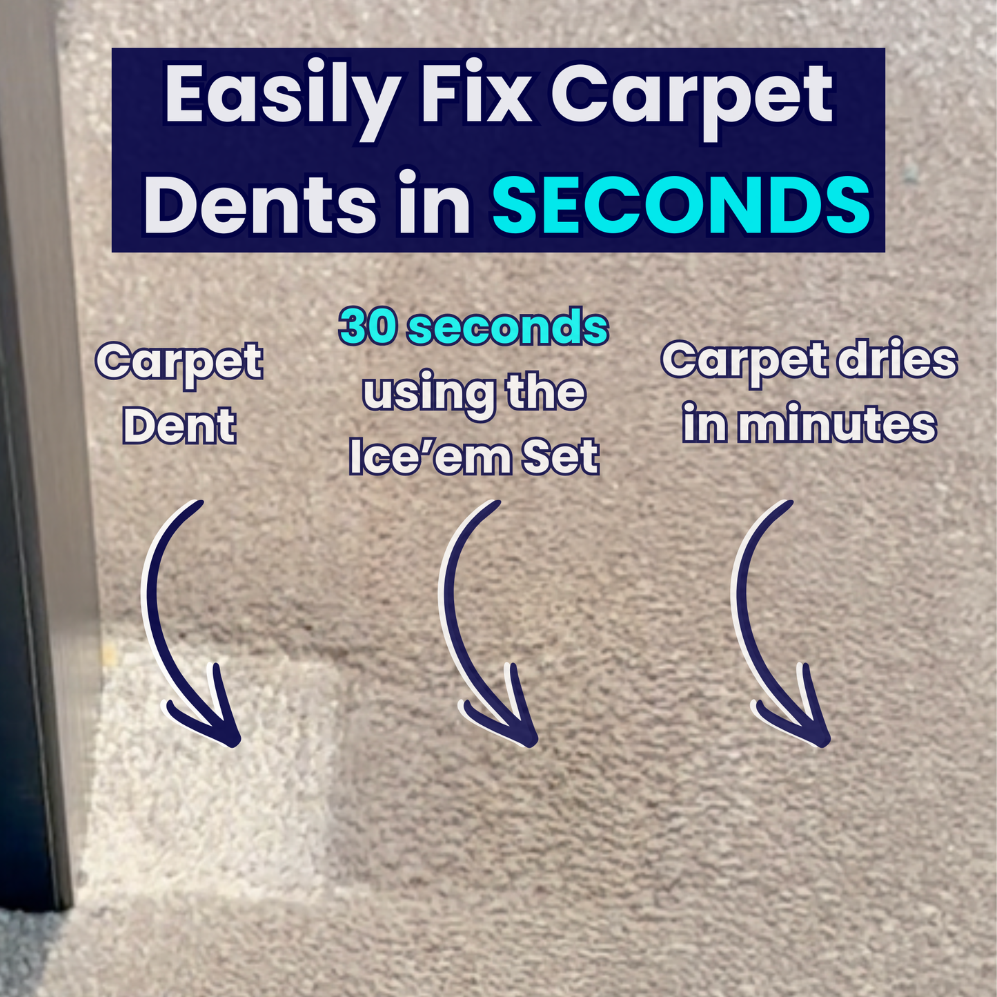 Ice'em Carpet Dent Remover